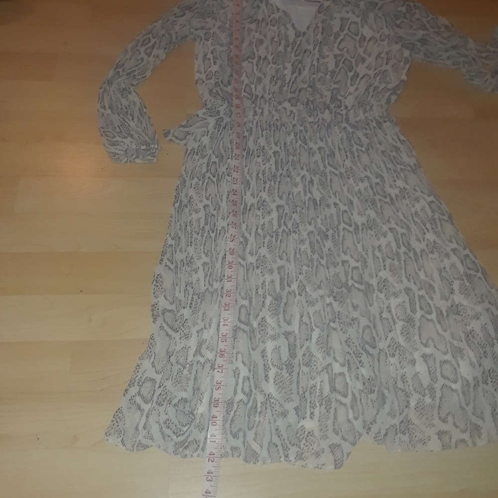 CURRENT AIR ANTHROPOLOGIE Snake Olivia Pleat dress - Picture 5 of 11